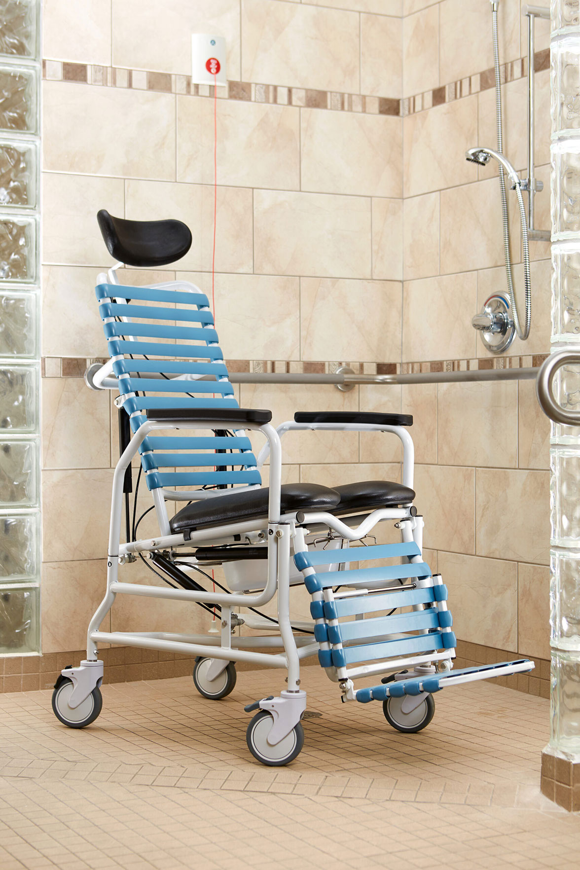 Broda Revive Tilt and Recline Shower Commode Chair Accessories and  Replacement Parts