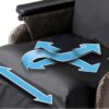 APP seat cushion with arrows to describe curvature.
