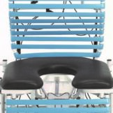 B385 Extended Arms Revive Bariatric Shower Commode 33 inch seat width