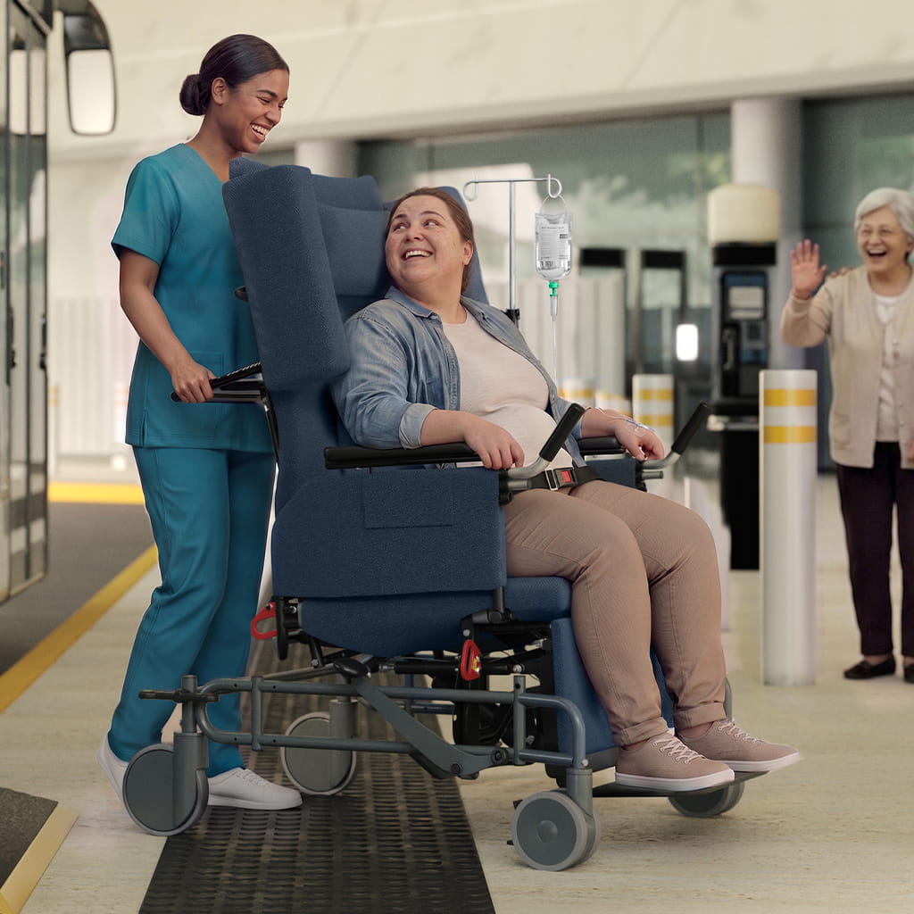 Vanguard with Women in the Wheelchair