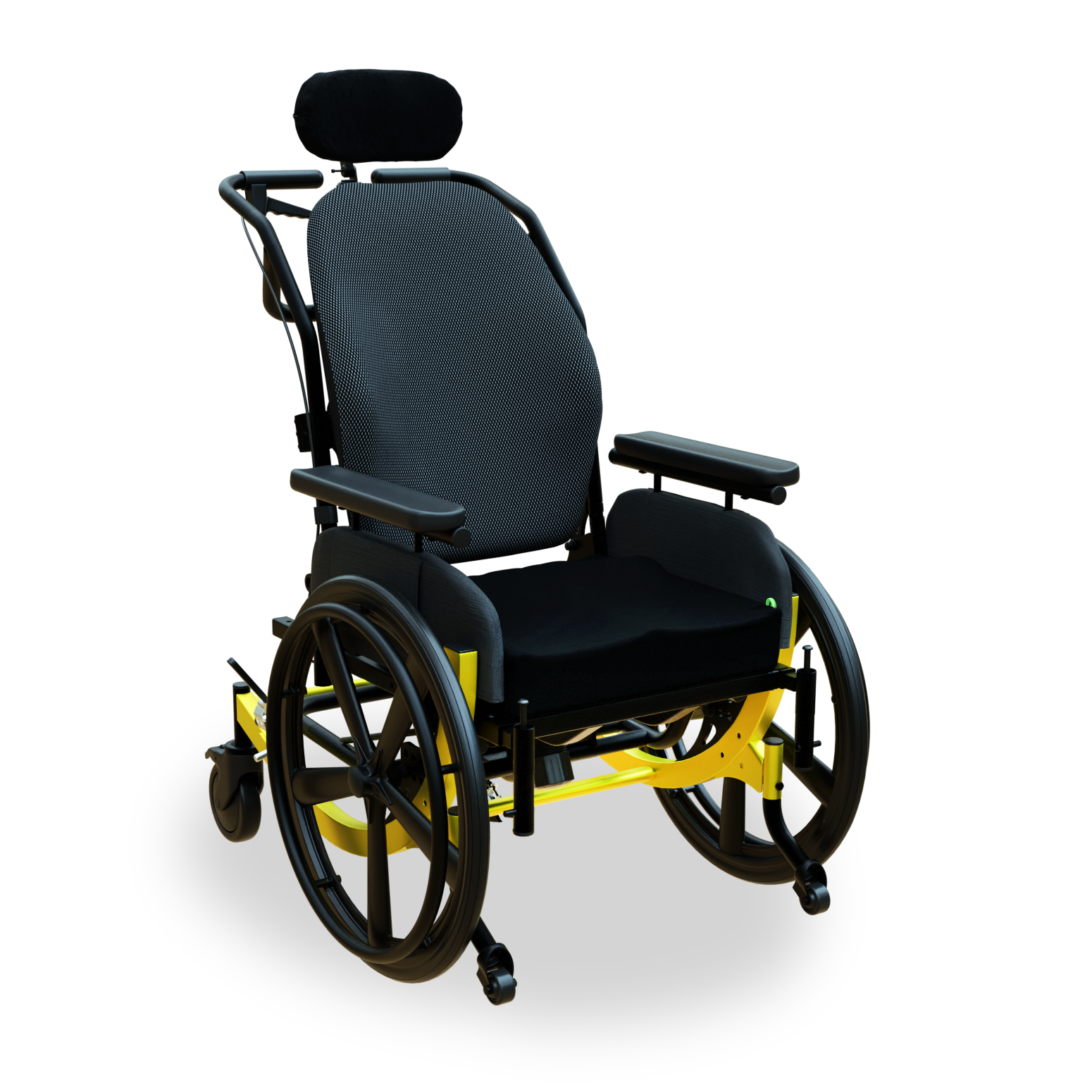 Encore Rehab Wheelchair in Yellow