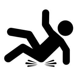 Graphic Of A Person Slipping