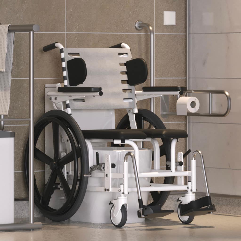 Sentinel shower chair in a lifestyle setting